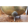 Image 9 : Vintage Items Including Brass Cauldron, Barometer, and More