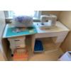 Image 1 : Kenmore Sewing Table w/ Supplies (56W, 20D, 30T)