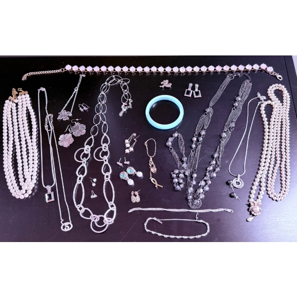 Costume Jewelry Including Necklaces, Earrings, Bracelets, and More