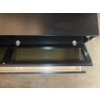 Image 3 : Black Media Console with Flip-Down Door and Storage Drawer
