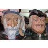 Image 1 : Royal Doulton: Don Quixote, Robin Hood, Veteran Motorist, The Falconer, 4 T