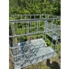 Image 3 : Pair of Large IBC Metal Tote Cages; 39inx47in, 45In Tall (One Has Is Cut Out, See pictures) 