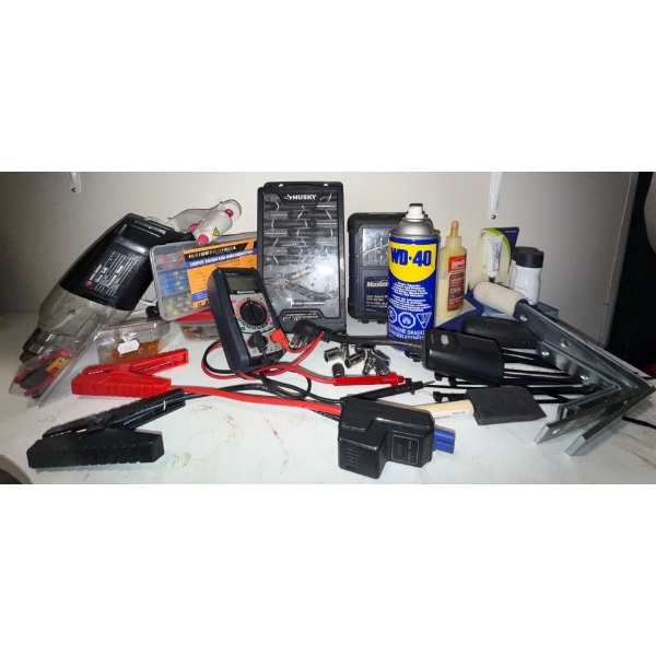 Handy Man Essentials - Assorted Electrical Components Presicion Tool Set & More