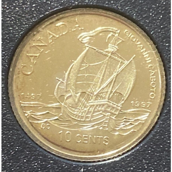 1997 Canadian 10-cent Coin