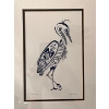 Image 2 :  “Blue Heron” signed by artist April White 11 W 13.5 L