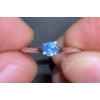 Image 2 : 1.39 ct Certified Silver Sapphire gemstone Ring ($1,098 Appraisal)