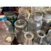 Image 4 :  large selection of antique canning jars, milk jars, mason jars, milk, jugs, all various size