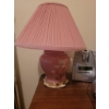 Image 4 : Bedroom Decor Set: Wooden Nightstand, Table Lamp, Alarm Clocks, and Trash Can
