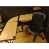 Image 3 : Home Office Desk w/ Comfort Chair on Castors 48x48x48
