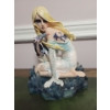 Image 2 : Hand Painted Nemesis Now Fairy Figurine "Giada" w/ Equador Souvenir Photo Frame 8x5