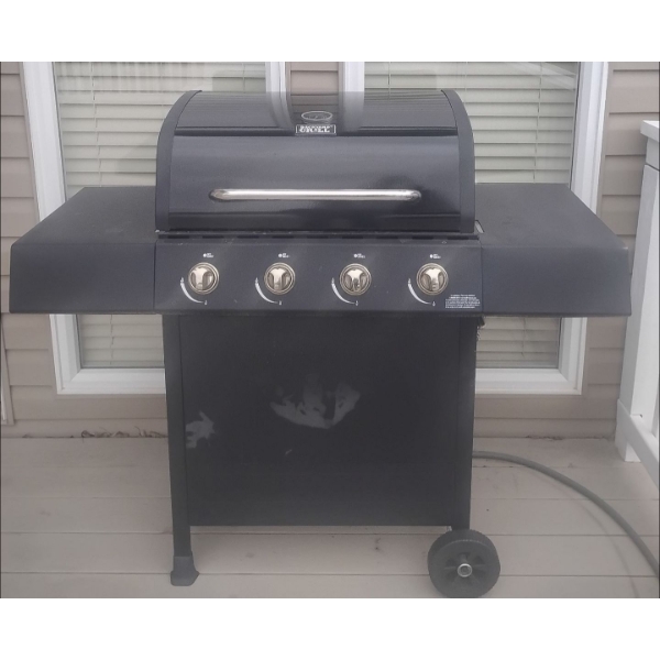 BACKYARD GRILL Natural Gas BBQ w/ Protective Elements Cover - Barely Used