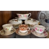Image 1 : Royal Worcester England Fine Bone China Set with Teacups and Lidded Dishes