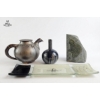Image 1 : Collection Of Vintage Studio Pottery And Handcrafted Items ,Teapot , Slender-Necked Vase And More.