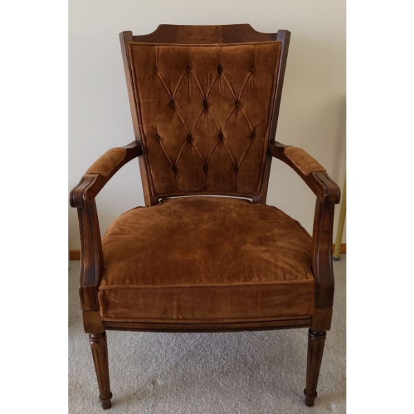Lovely Wooden & Fabric Chair - 24W, 20D, 35T 