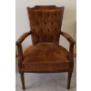 Image 1 : Lovely Wooden & Fabric Chair - 24W, 20D, 35T 