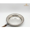 Image 4 : Silver-Plated Entree Dish With A Lid/Wood Handle Silver-Plated Round Serving Tray WMF Ikora And More