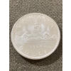 Image 1 : 1966 Canadian One Dollar Coin in Silver with Canoe Design