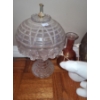 Image 2 : Glass "Lamp" 13 T, Metal Vase 14 T, Square Bowl on Stand 10 W, 10 D, 6 T and More!