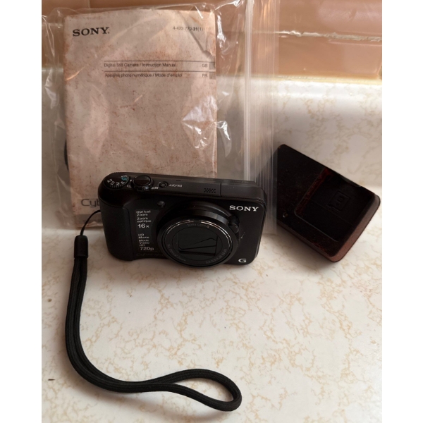 SONY Cyber Shot DSC-H90 Digital Camera w/ Case & Original Manual