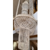Image 7 : Glorious Seashell Macrame Chandelier - 92T Beautiful & Well Constructed 