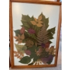 Image 3 : two original pieces of pressed botanical art made with a number of different types of leaves 30x22”