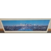 Image 1 : Vintage Edmonton Panoramic Cityscape Photograph, Framed, 39 X 12 Inches