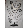 Black & White Ladies Fashion Accessories - Beads Shells Bangles & More