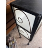 Image 3 : Metal Cabinet With Glass Fronts & Side L51" W15" H43"
