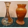 Image 4 : Soda Gold Spittoon Marigold Carnival Glass & Tree Of Life Candle Stick Jeanette Gls Co