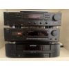 Image 1 : Denon Stereo Receiver, Cassette Deck, and Marantz 5-Disc CD Changer