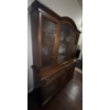 Image 2 : Traditional China Cabinet w/ Carved Detailing 51x20x74 Contents Not Included