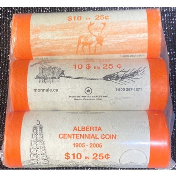 $10 in 25 Cents 3 Pack Set