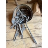 Image 1 : Bucket Of Antique Tools & Other Items 