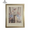 Image 2 :  collection features framed art prints, including one titled "Veiled Flowers" by artist Brent Height