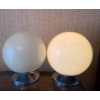 Pair of Dome Lights 17T Mid Century Modern