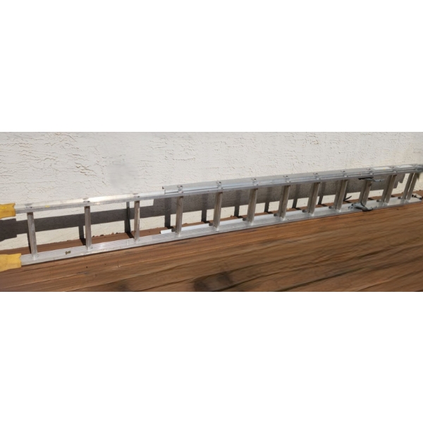 Extra Tall 21 Rung Aluminum Extension Ladder 