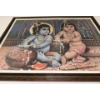 Image 2 : Vintage Hindu Religious Print - Lord Baby Krishna & Balaram 43x30