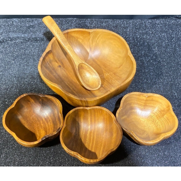 Hand Crafted Monkey Pod Bowls