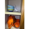 Image 4 : Contents of Multiple Cupboards: Glasses, Casseroles (No Lids), Salt and Pepper Shakers and More!