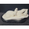 Image 4 : Ducks Unlimited Polar Bears Statue 15 W, 9.5 D, 6 T 