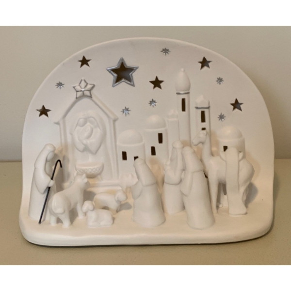 Belleek Living Nativity Collection Nativity - 10W, 8T 