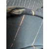 Image 3 : Pique Pattern 3 Seat Sofa - Well Loved Small Tear In Upholstery - See Photo
