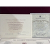 Image 2 : Canadian Gold Plated 92.5% Solid Sterling Silver Replica Stamps Set in Case 455.8g 