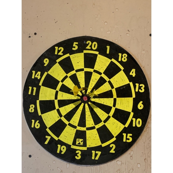 Vintage Dart Board Perfect for The Man Cave