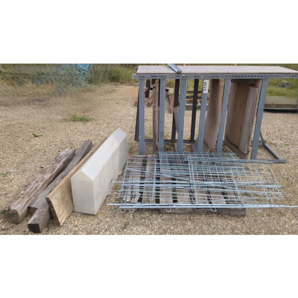 Heavy Duty Metal Shelving 50 W, 25 D, 84 T, Wood, Pallet 