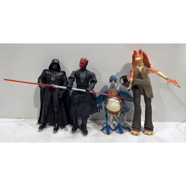 Darth Vader, Darth Maul, Watto, Jarjar Binks Star Wars Action Figures