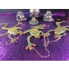 Image 3 : Froggie Orb Figures and Climbing Metal Frog Decor for Garden or Home Accents