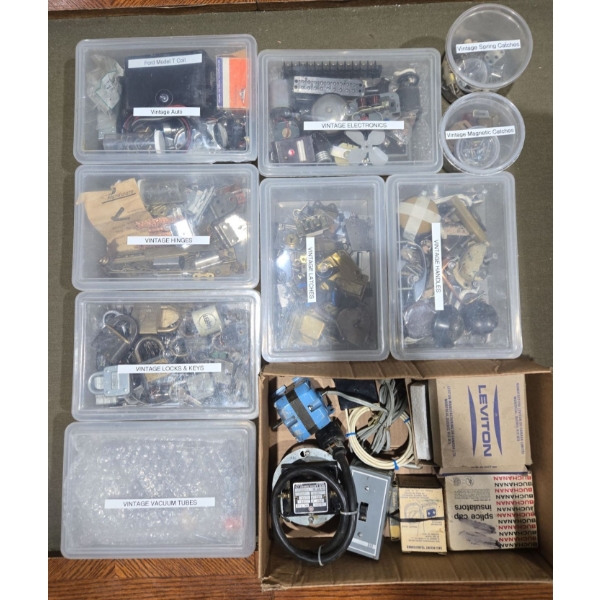 Vintage Part Galore - Vintage Locks/Keys, Vintage Hinges, Vintage Handles, Vintage Auto Parts, More!