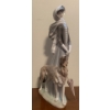 Image 1 : LLADRO Porcelain Lady & Canine Companion Out For A Stroll 17T