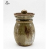 Image 7 : Unique Ceramic Teapot With A Bamboo Handle 9''INCHES HEIGHT , Wedgwood  Candle Holders , Glass Art.